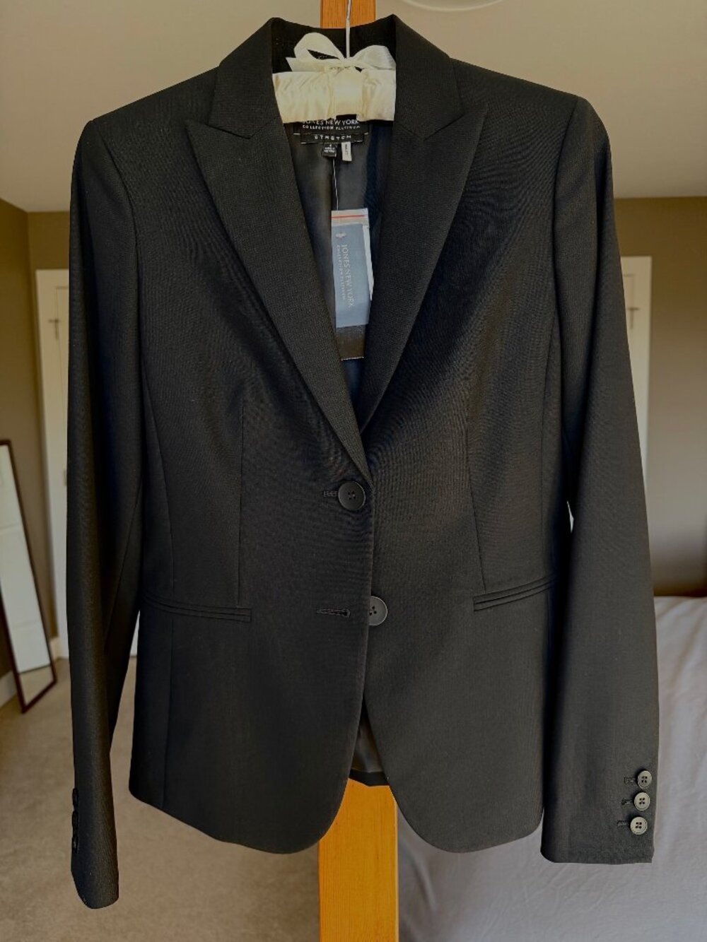 Jones NY Washable Wool-blend Ladies Blazer NWT
